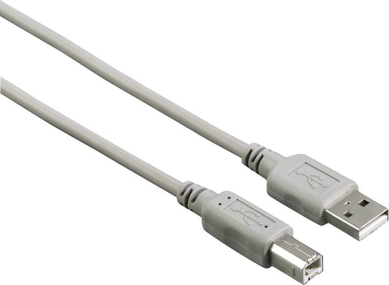 Кабель Hama H-200901 00200901 ver2.0 USB A(f) USB B(f) 3м серый (упак.:1шт)