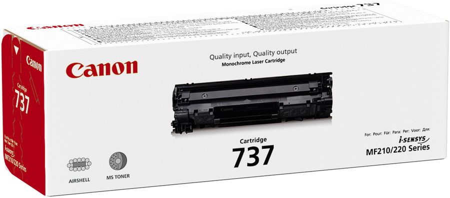 Картридж лазерный Canon 737 9435B002 черный (2400стр.) для Canon i-Sensys MF211/212/216/217/226/229