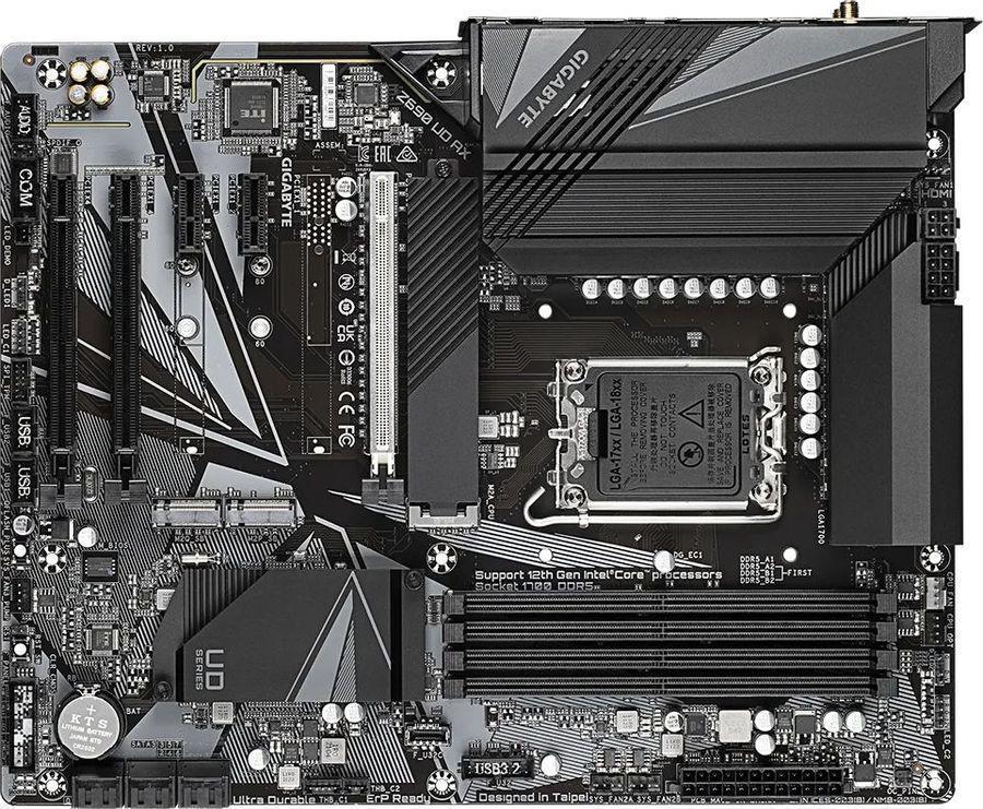 Материнская плата Gigabyte Z690 UD AX Soc-1700 Intel Z690 4xDDR5 ATX AC`97 8ch(7.1) 2.5Gg RAID+HDMI+DP