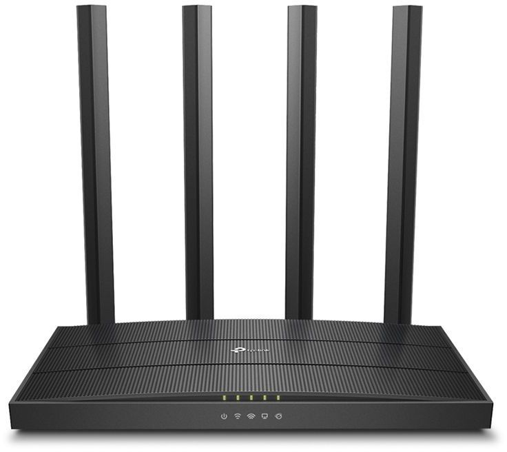 Роутер беспроводной TP-Link Archer C6 V.2 (ARCHER C6) AC1200 10/100/1000BASE-TX черный