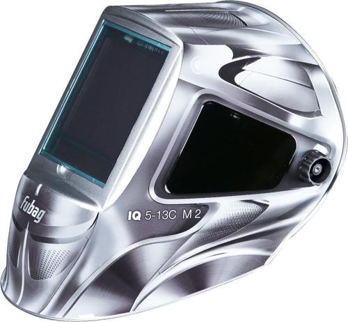 Маска сварщика Fubag IQ 5-13C M 2 филь.:хамел. см.экр.100x93мм серебристый (31583)