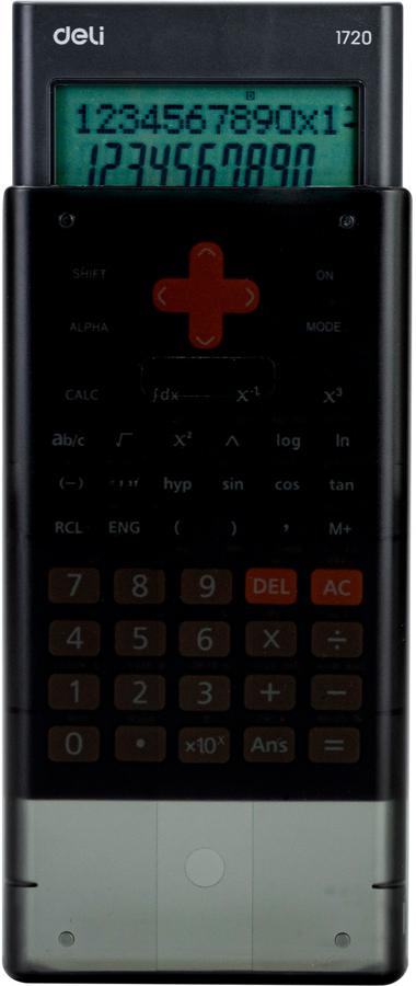 Калькулятор научный Deli E1720-black черный 10+2-разр.