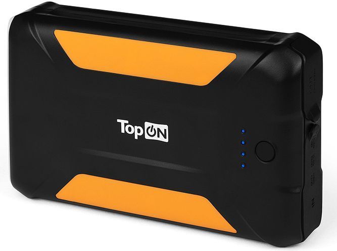 Мобильный аккумулятор TopON TOP-X38 38000mAh 2.4A черный/оранжевый (102470)