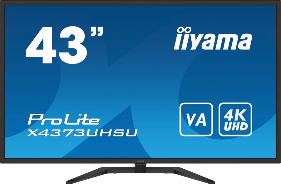Монитор Iiyama 42.5" ProLite X4373UHSU-B1 черный VA 16:9 DVI HDMI M/M матовая 400cd 178гр/178гр 3840x2160 DisplayPort Ultra HD USB 14.5кг