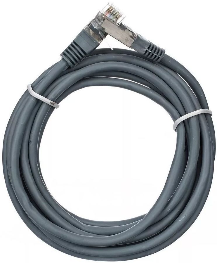 Патч-корд Premier NA102-FTP-C5E-3M 1Гбит/с FTP 4 пары cat.5E CCA molded 3м серый RJ-45 (m)-RJ-45 (m)