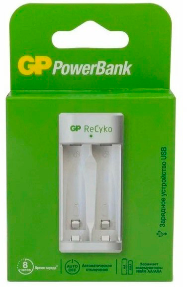 Зарядное устройство GP Recyko E211-2CRB1