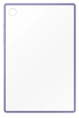 Чехол Samsung для Samsung Galaxy Tab A8 Clear Edge Cover полиуретан прозрачный/фиолетовый (EF-QX200TVEGRU)