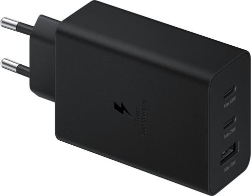 Сетевое зар./устр. Samsung EP-T6530N 3A+3A+1A (PD) USB/2xUSB Type-C для Samsung черный (EP-T6530NBEGRU)