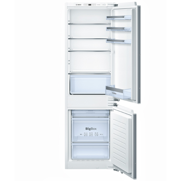 Холодильник Bosch KIN86VF20R серебристый (двухкамерный)