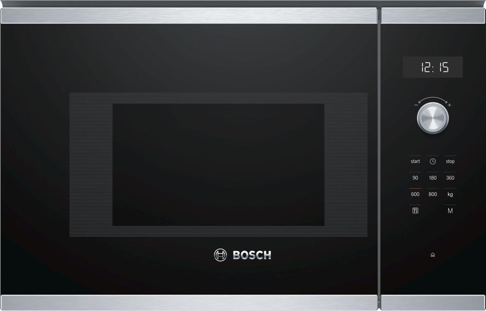 Микроволновая печь Bosch BFL524MS0 20л. 800Вт нержавеющая сталь/черный (встраиваемая)