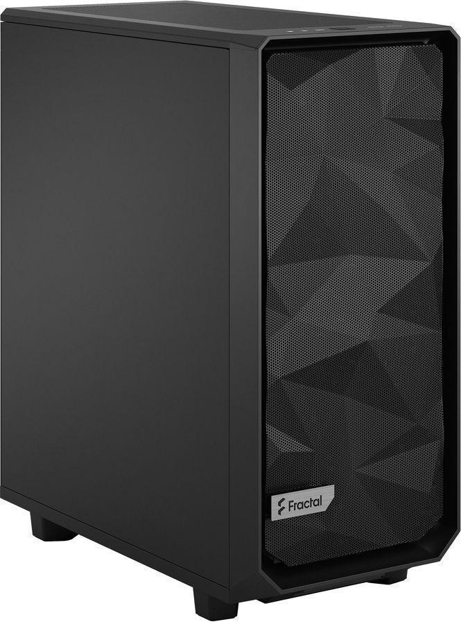 Корпус Fractal Design Meshify 2 Compact Solid черный без БП ATX 5x120mm 4x140mm 2xUSB3.0 audio bott PSU