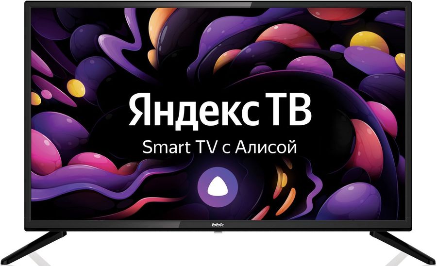 Телевизор LED BBK 32" 32LEX-7387/TS2C Салют ТВ черный HD READY 50Hz DVB-T2 DVB-C DVB-S2 USB WiFi Smart TV (RUS)