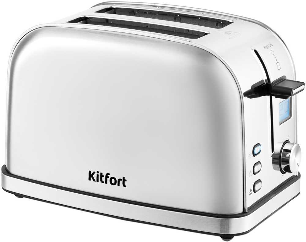Тостер Kitfort КТ-2036-6 950Вт серебристый