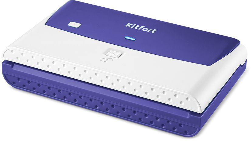 Вакуумный упаковщик Kitfort КТ-1512-1 140Вт белый/фиолетовый