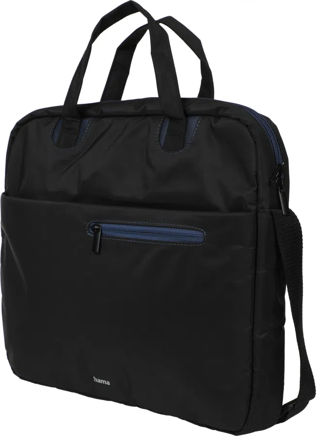 Сумка для ноутбука 15.6" Hama Sydney черный/синий полиэстер (00216519)