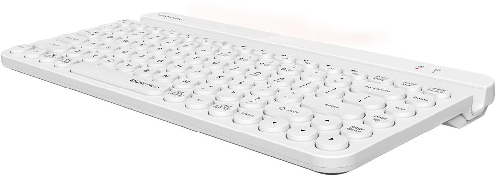 Клавиатура A4Tech Fstyler FBK30 белый USB беспроводная BT/Radio slim Multimedia (FBK30 WHITE)