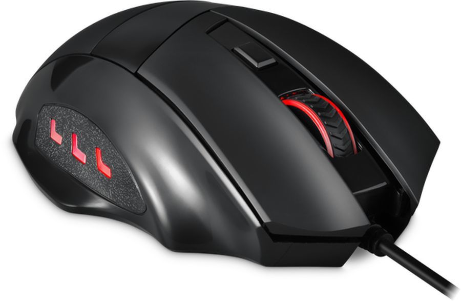 Мышь Redragon Phaser черный оптическая (3200dpi) USB для ноутбука (5but)