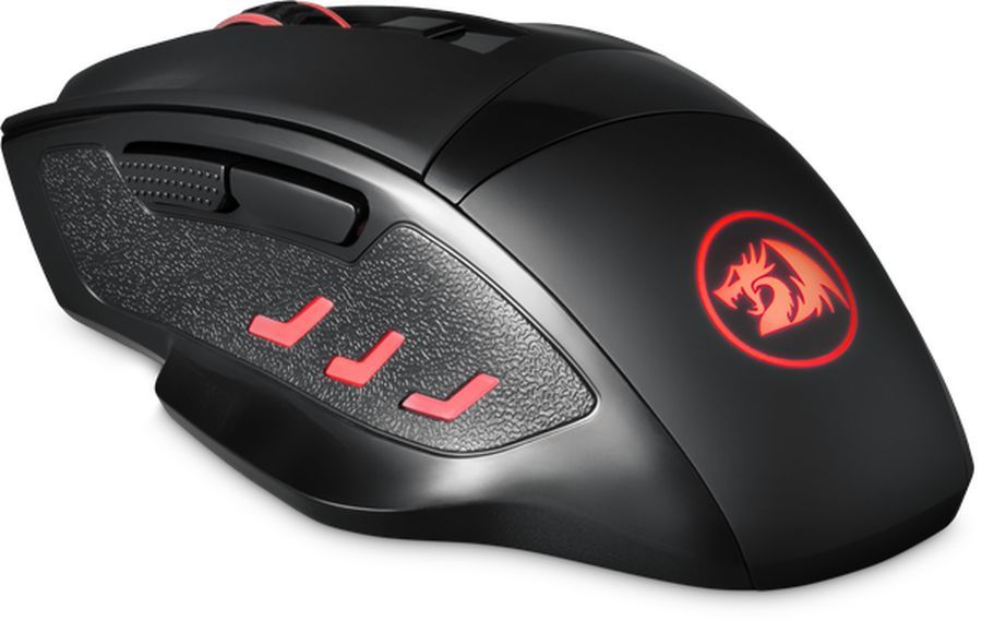 Мышь Redragon Phaser черный оптическая (3200dpi) USB для ноутбука (5but)