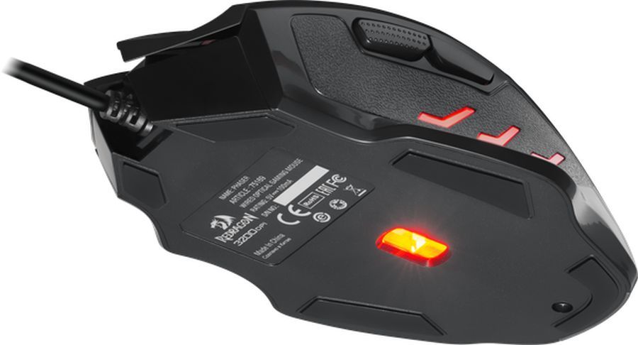 Мышь Redragon Phaser черный оптическая (3200dpi) USB для ноутбука (5but)
