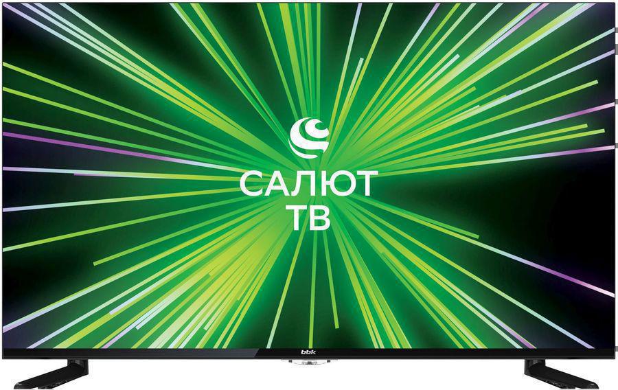 Телевизор LED BBK 43" 43LEX-8389/UTS2C Салют ТВ черный Ultra HD 50Hz DVB-T2 DVB-C DVB-S2 USB WiFi Smart TV (RUS)