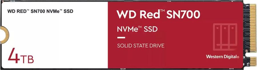 Накопитель SSD WD Original PCIe x4 4TB WDS400T1R0C Red SN700 M.2 2280