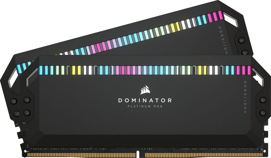 Память DDR5 2x32Gb 5200MHz Corsair CMT64GX5M2B5200C40 DOMINATOR PLATINUM RGB RTL PC5-41600 CL40 DIMM 288-pin 1.25В