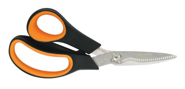 Ножницы для травы Fiskars Solid SP240 черный/оранжевый (1063327)