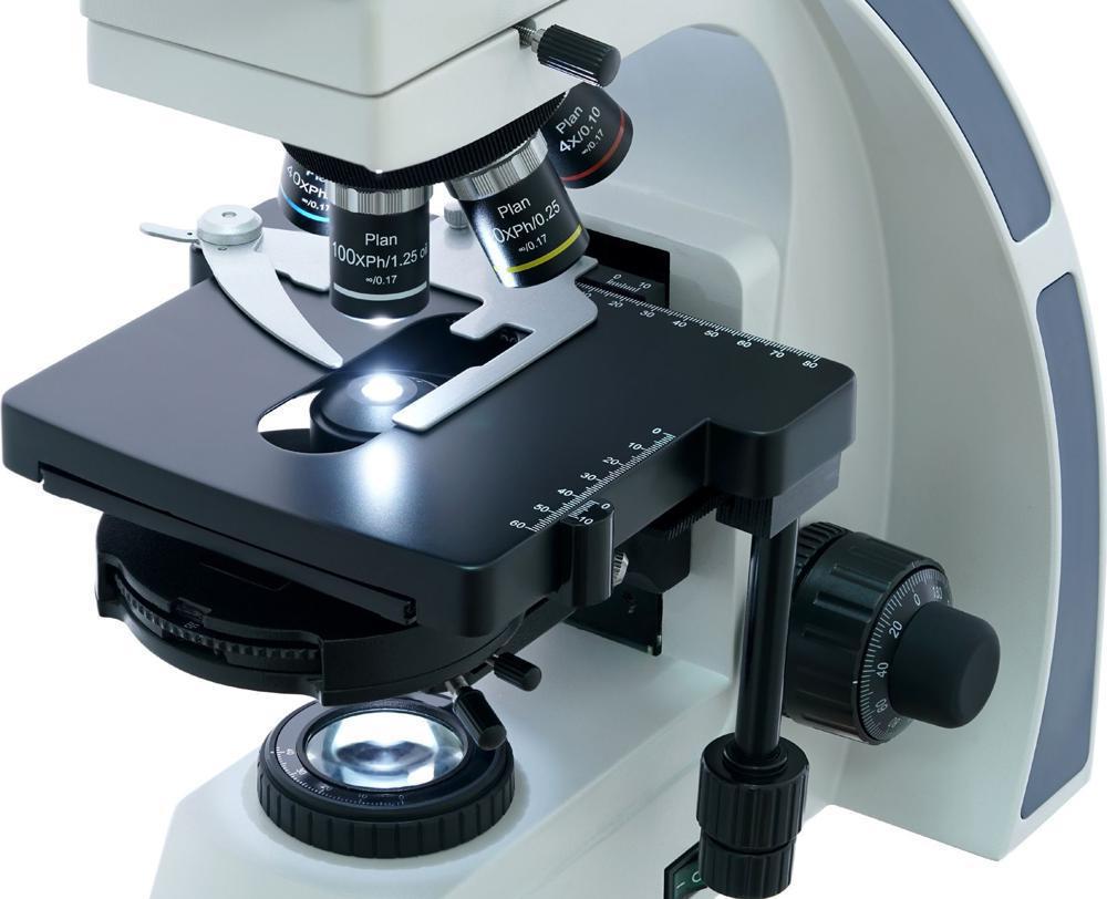 Микроскоп Levenhuk MED 45T тринокуляр 40-1000x на 5 объективов