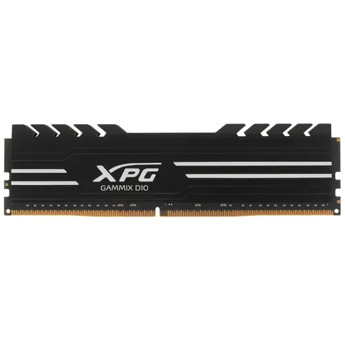 Память DDR4 16GB 3200MHz A-Data DIMM XPG GAMMIX D10 Black Gaming Memory AX4U320016G16A-SB10 Non-ECC, CL16, 1.35V, Heat Shield, RTL