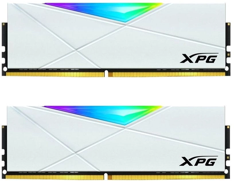 Память DDR4 2x8GB 3600MHz A-Data AX4U36008G18I-DW50 XPG Spectrix D50 RGB RTL Gaming PC4-28800 CL18 DIMM 288-pin 1.35В dual rank с радиатором Ret