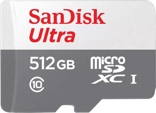 Флеш карта microSDXC 512GB Sandisk SDSQUNR-512G-GN3MN Ultra w/o adapter