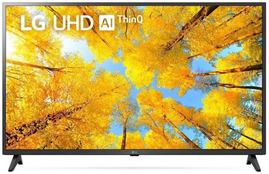 Телевизор LED LG 43" 43UQ75006LF черный Ultra HD 60Hz DVB-T DVB-T2 DVB-C DVB-S DVB-S2 USB WiFi Smart TV (RUS)