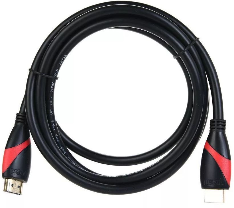 Кабель аудио-видео HDMI (m)/HDMI (m) 1.8м. позолоч.конт. черный (CG525-R-1.8)
