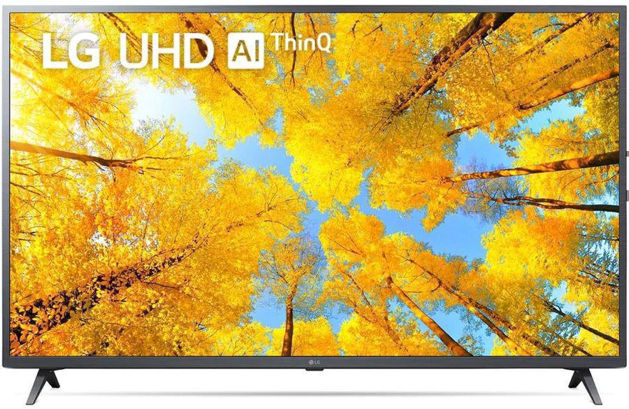 Телевизор LED LG 50" 50UQ76003LD темный металлик Ultra HD 60Hz DVB-T DVB-T2 DVB-C DVB-S DVB-S2 USB WiFi Smart TV (RUS)