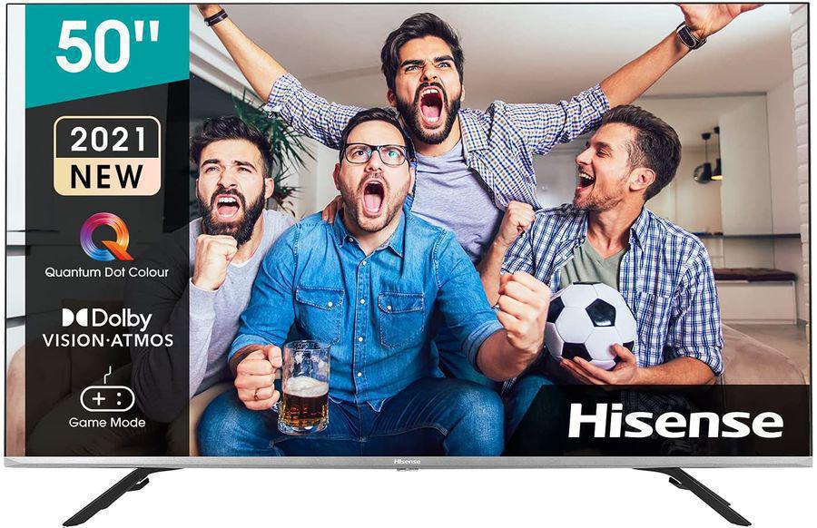 Телевизор QLED Hisense 55" 55E76GQ черный 4K Ultra HD 60Hz DVB-T DVB-T2 DVB-C DVB-S DVB-S2 WiFi Smart TV (RUS)