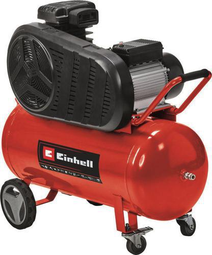 Компрессор поршневой Einhell TE-AC 400/90/10 масляный 230л/мин 90л 3000Вт красный