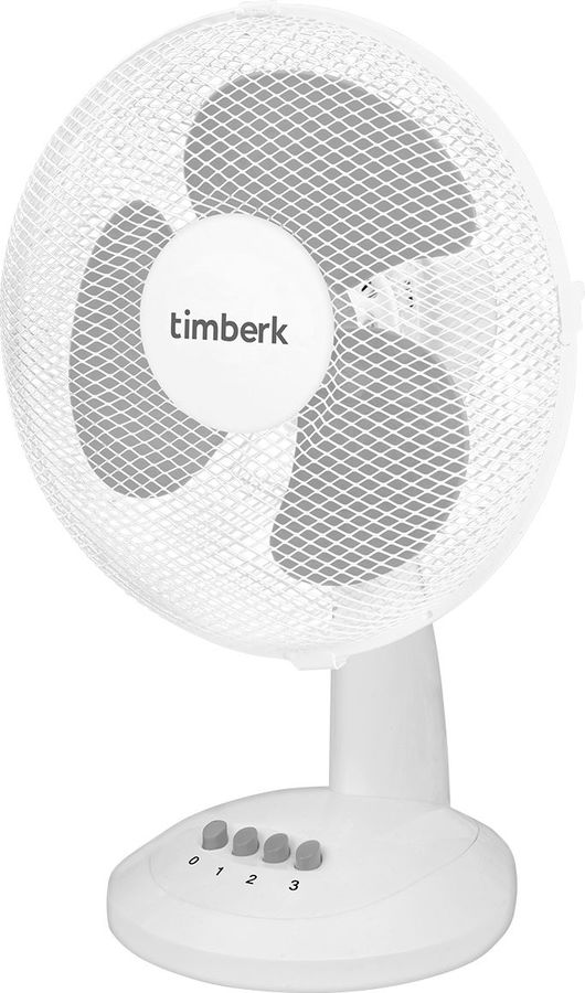 Вентилятор настольный Timberk T-DF1201 38Вт скоростей:3 белый