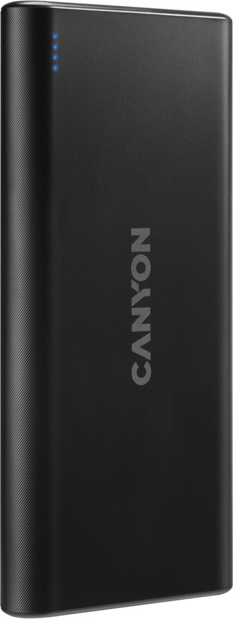Мобильный аккумулятор Canyon PB-108 10000mAh 2.1A черный (CNE-CPB1008B)