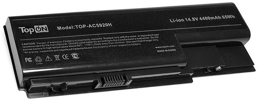 Батарея для ноутбука TopON TOP-AC5920-15V 14.8V 4400mAh литиево-ионная