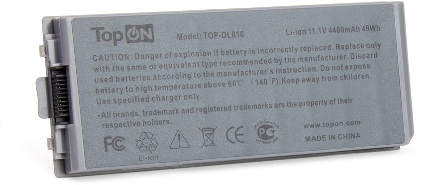 Батарея для ноутбука TopON TOP-DL810 11.1V 4400mAh литиево-ионная