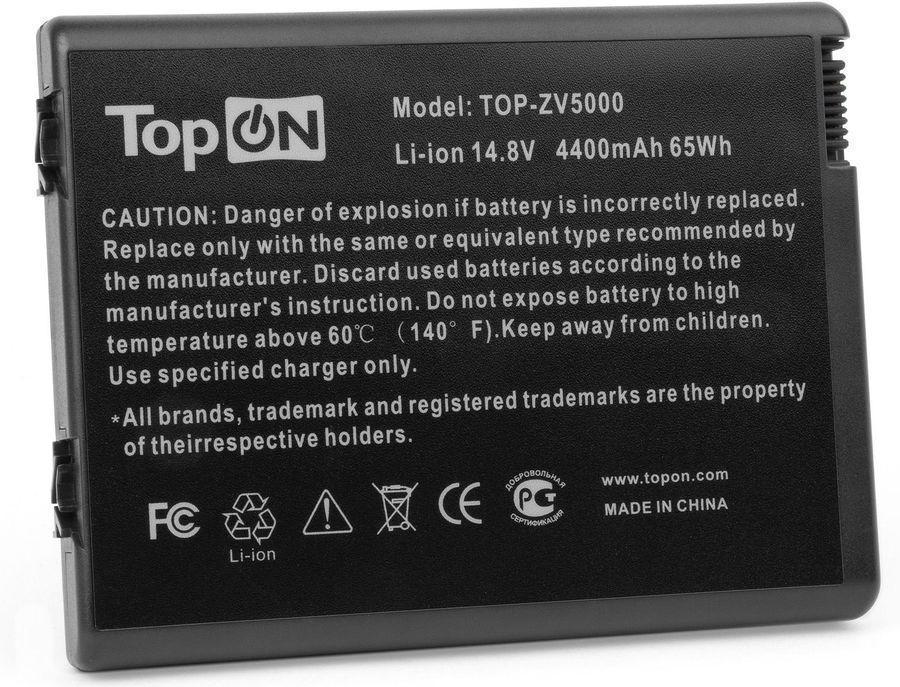 Батарея для ноутбука TopON TOP-ZV5000 14.8V 4400mAh литиево-ионная
