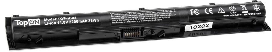 Батарея для ноутбука TopON TOP-KI04 14.8V 2200mAh литиево-ионная