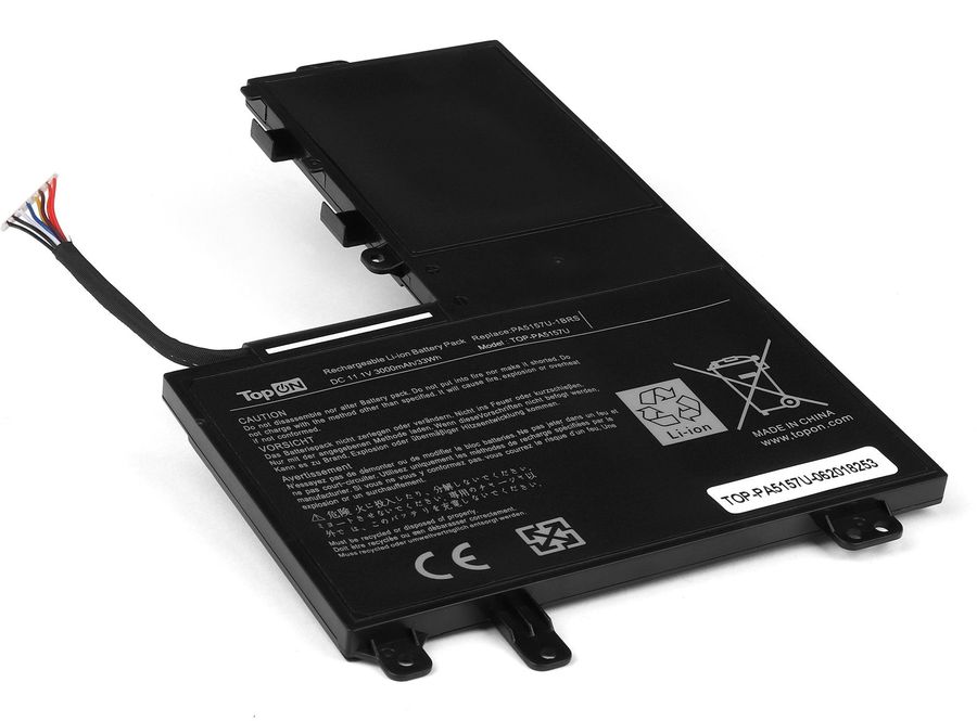 Батарея для ноутбука TopON TOP-PA5157U 11.1V 3000mAh литиево-полимерная