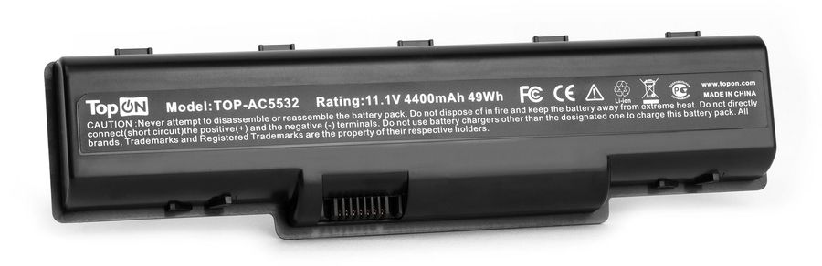 Батарея для ноутбука TopON TOP-AC5532 11.1V 4400mAh литиево-ионная