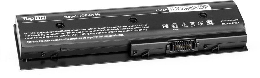 Батарея для ноутбука TopON TOP-DV6H 11.1V 4400mAh литиево-ионная