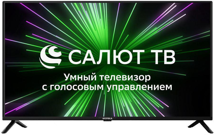 Телевизор LED Supra 40" STV-LC40ST0155Fsb Салют ТВ черный FULL HD 50Hz DVB-T DVB-T2 DVB-C WiFi Smart TV (RUS)