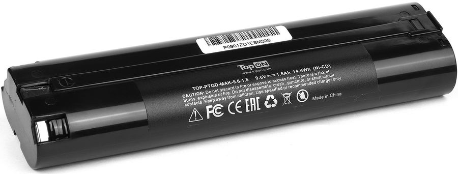 Батарея аккумуляторная TopON TOP-PTGD-MAK-9.6-1.5 9.6В 1.5Ач NiCd