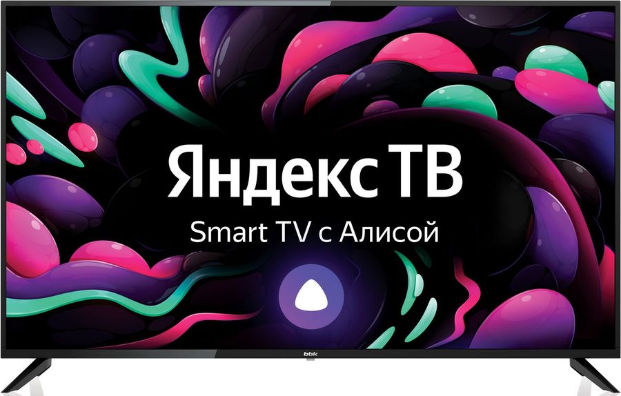 Телевизор LED BBK 50" 50LEX-8272/UTS2C Яндекс.ТВ черный 4K Ultra HD 50Hz DVB-T2 DVB-C WiFi Smart TV (RUS)