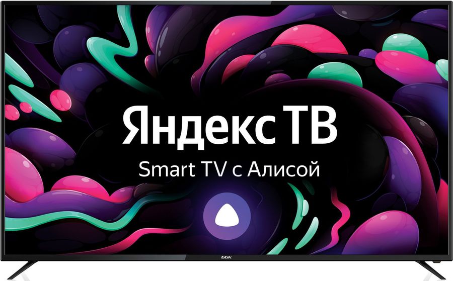 Телевизор LED BBK 65" 65LEX-8272/UTS2C Яндекс.ТВ черный Ultra HD 50Hz DVB-T2 DVB-C DVB-S2 USB WiFi Smart TV (RUS)
