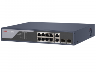Коммутатор Hikvision DS-3E1310P-SI(B) (L2) 125W